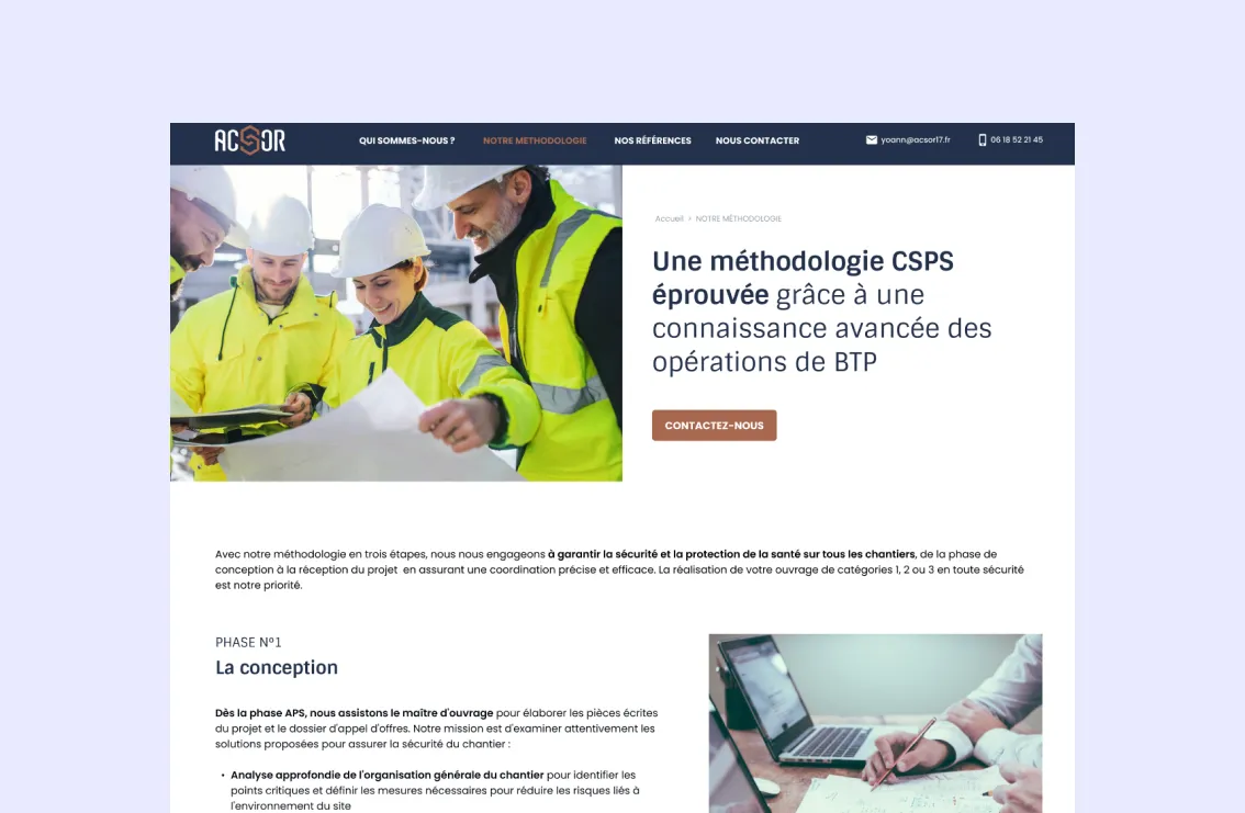 acsor hero page secondaire