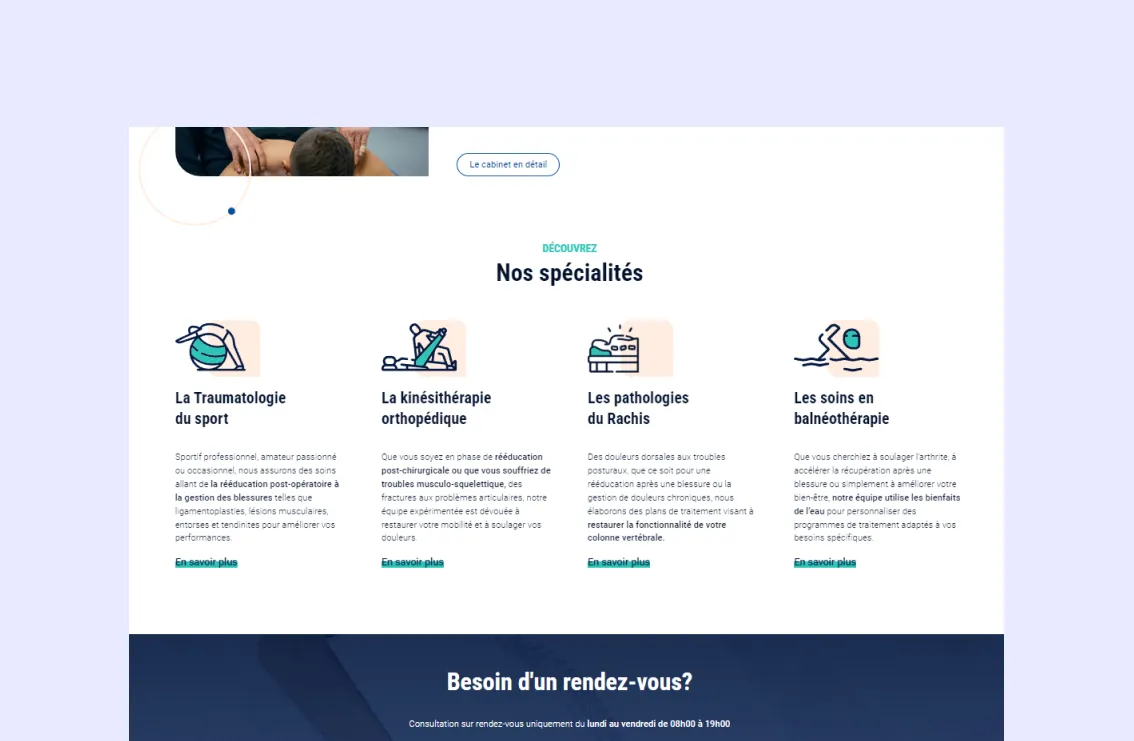 Spécialités Kiné Orvanne