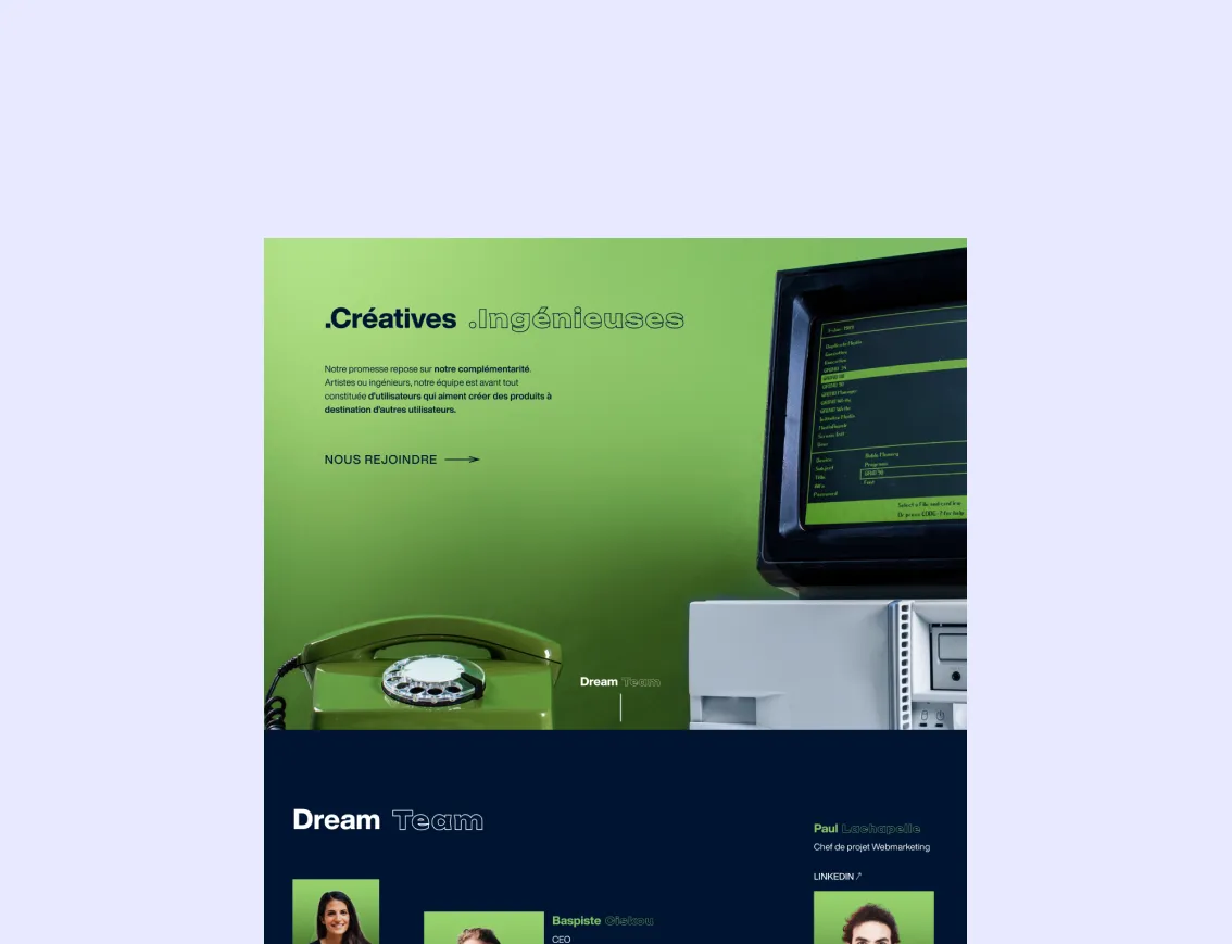 Pixel Paradox landing page 1