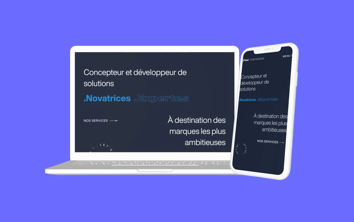 Pixel Paradox Wireframe responsive